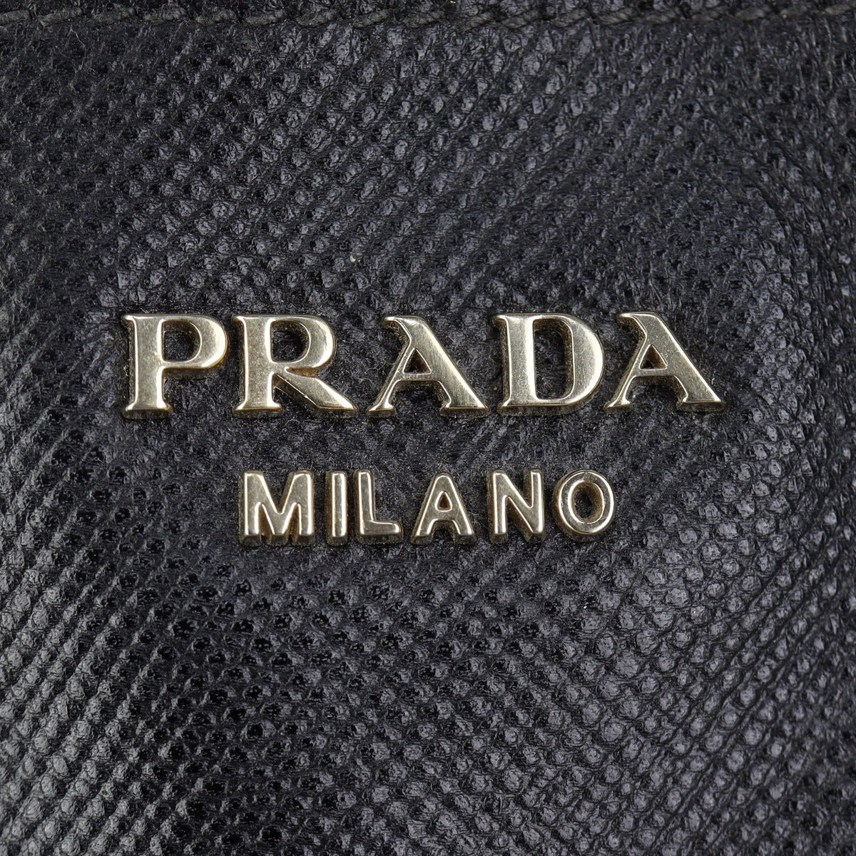 Prada Saffiano Cuir Open Promenade Tote Hardware