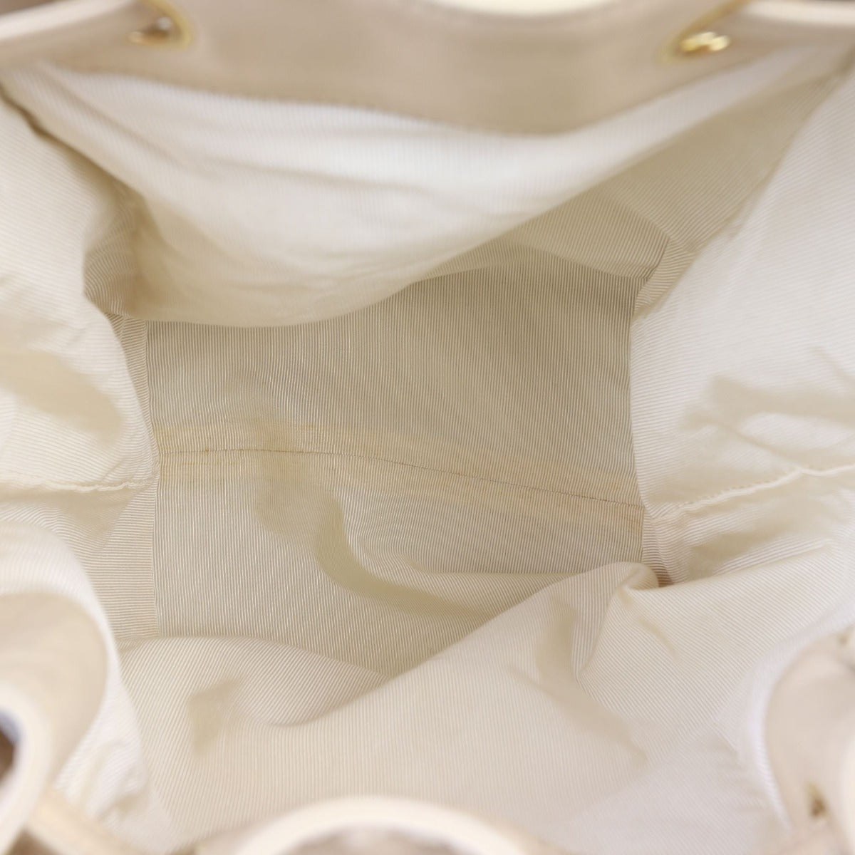 Chanel CC Drawstring Bucket Bag | Beige