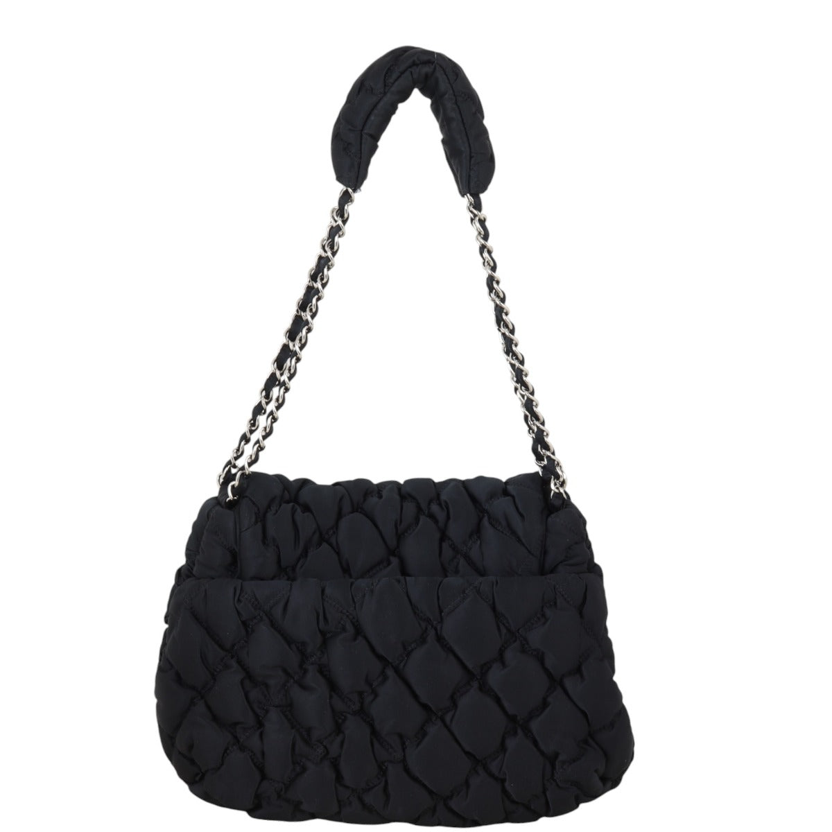 Chanel Bubble Quilt Nylon Flap Bag
