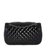 Chanel Classic Twist Flap Bag Patent Medium | Black Diamond