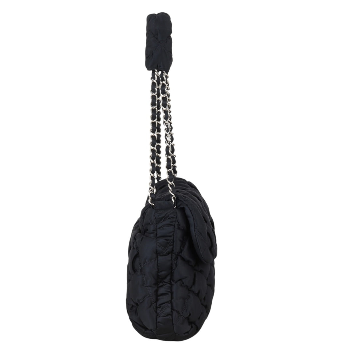 Chanel Bubble Quilt Nylon Flap Bag