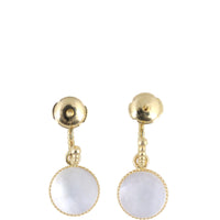Dior Rose des Vents 18k Yellow Gold Diamond and Mother of Pearl Earrings
