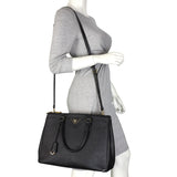 Prada Saffiano Lux Galleria Double Zip Tote Medium