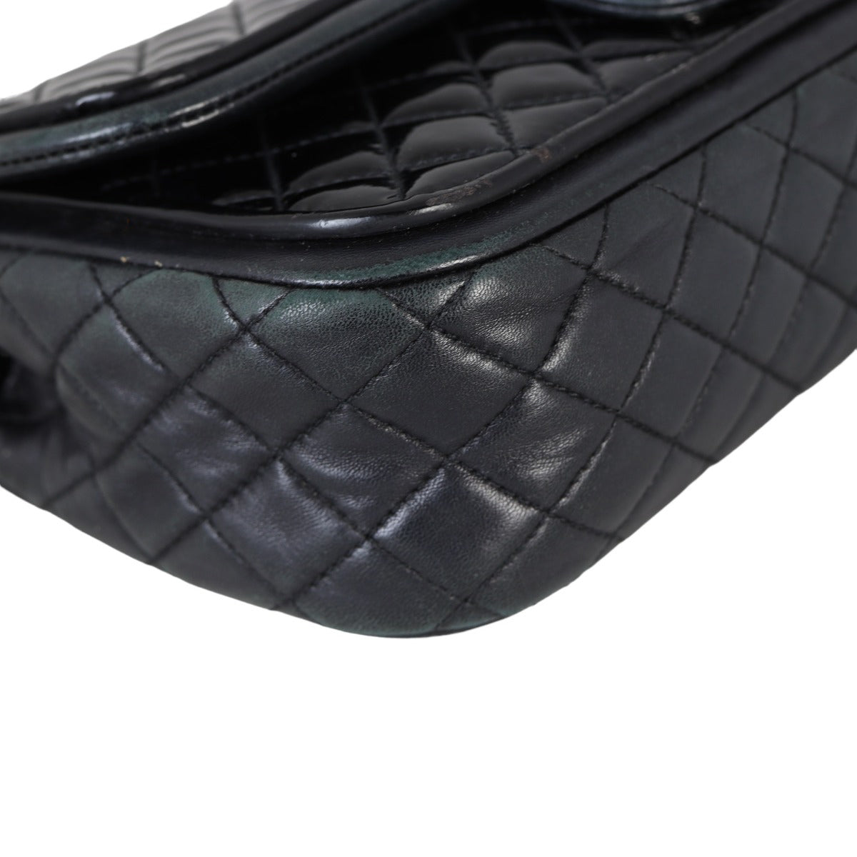 Chanel Classic Twist Flap Bag Patent Medium | Black Diamond