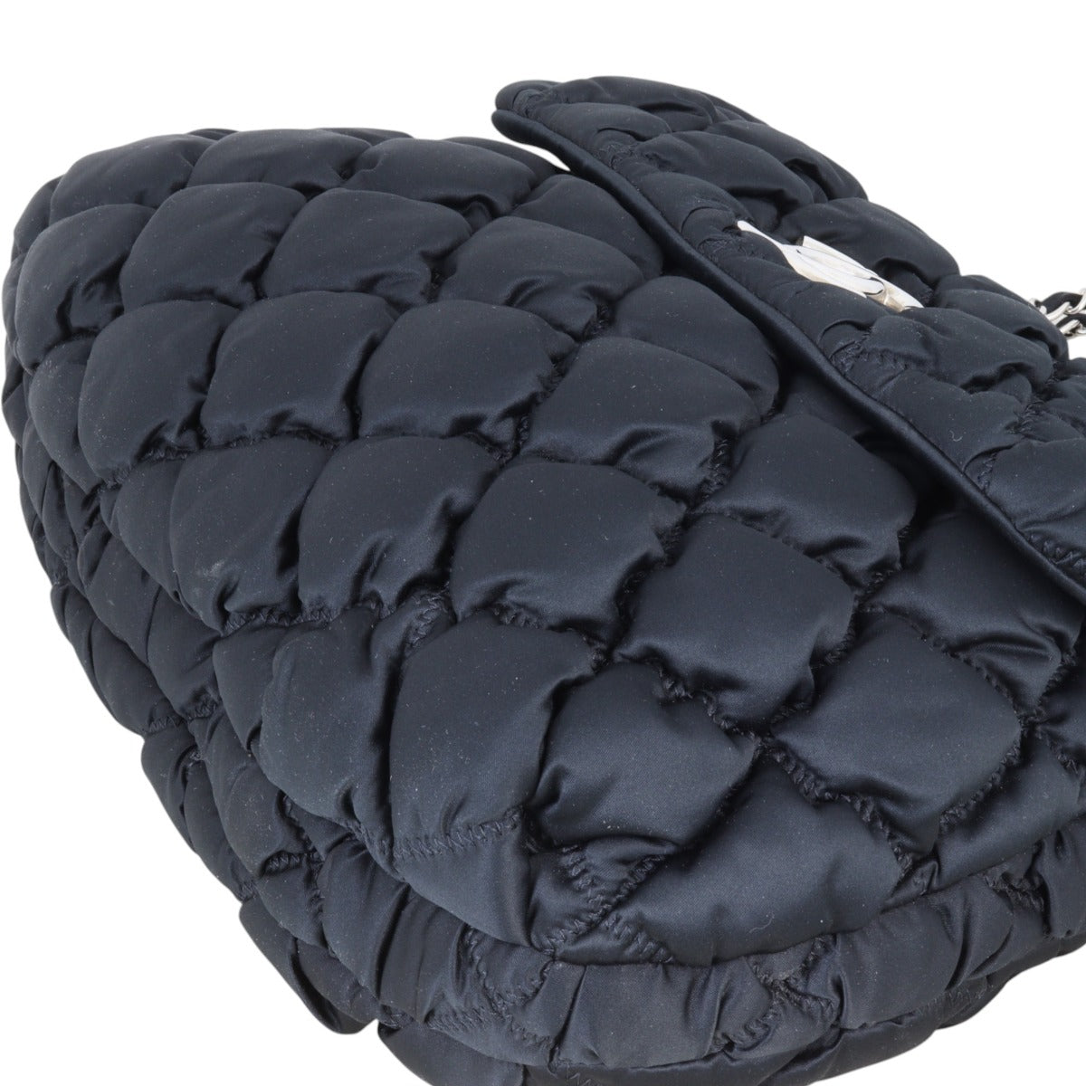 Chanel Bubble Quilt Nylon Flap Bag