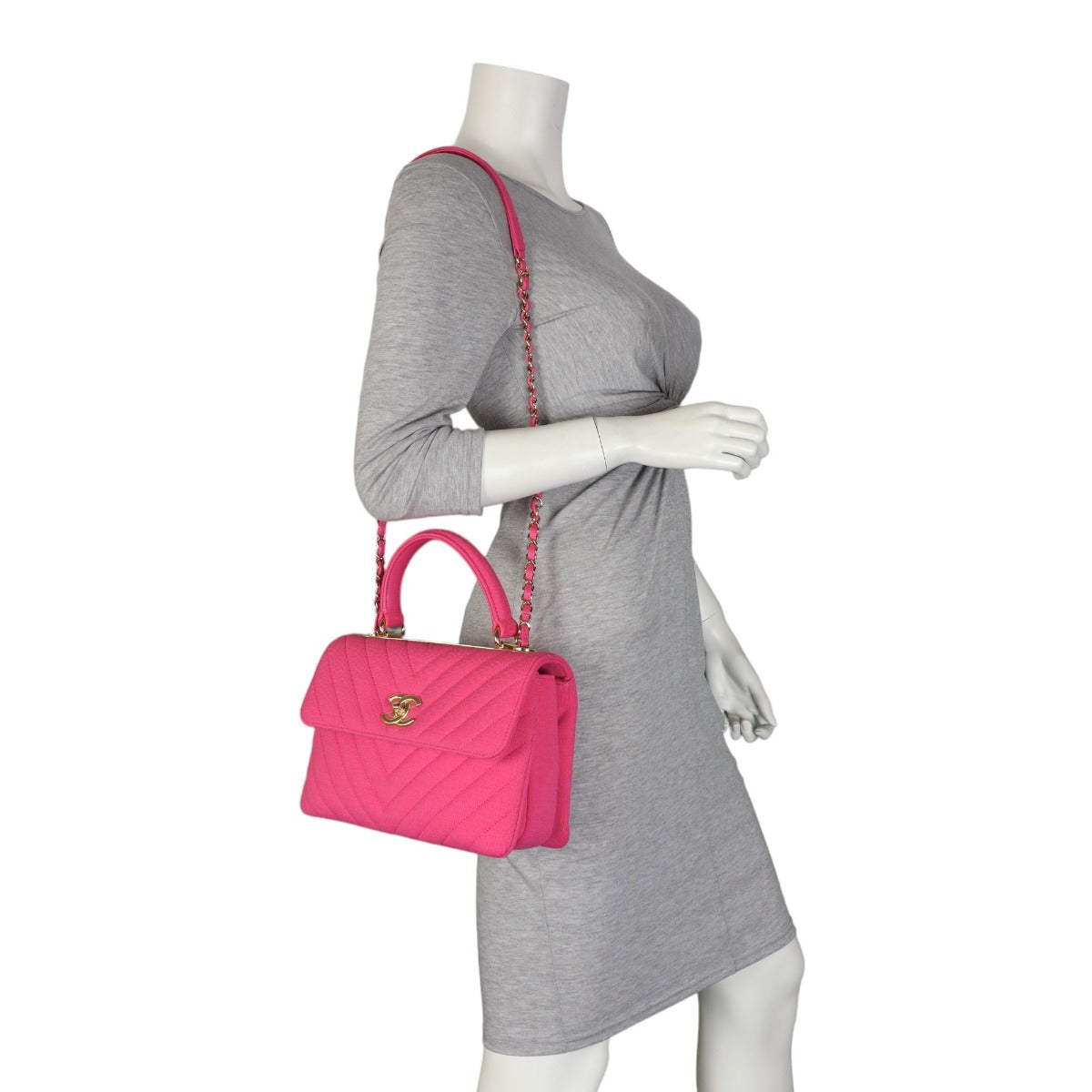 Chanel CC Trendy Chevron Jersey