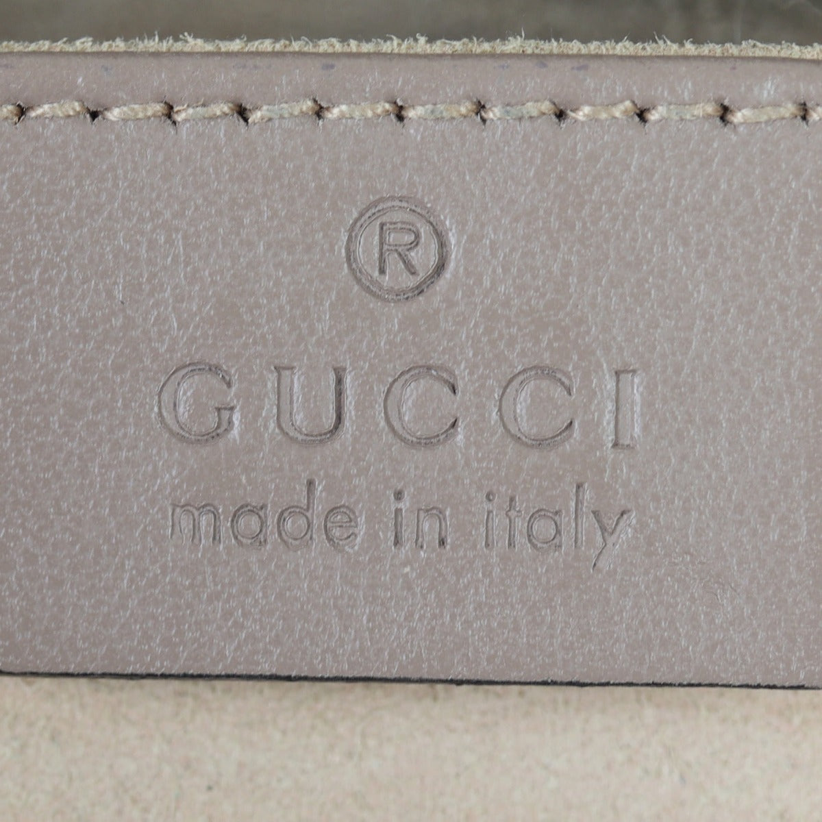 Gucci GG Marmont Mini Camera Bag Interior Stamp