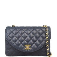 Chanel Vintage Half Moon Single Flap Bag