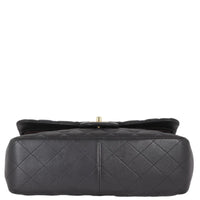 Chanel Classic Double Flap Jumbo | Black Lambskin Diamond