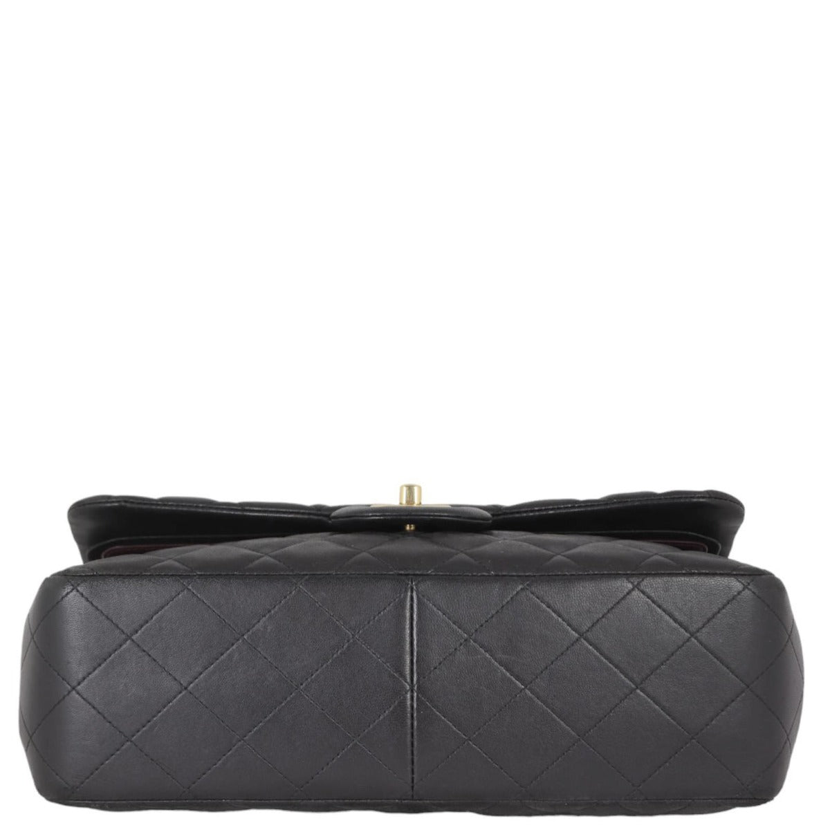 Chanel Classic Double Flap Jumbo | Black Lambskin Diamond