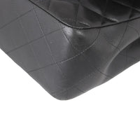 Chanel Classic Double Flap Jumbo | Black Lambskin Diamond