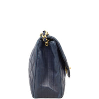 Chanel Vintage Half Moon Single Flap Bag