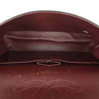 Chanel Classic Double Flap Jumbo | Black Lambskin Diamond