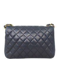 Chanel Vintage Half Moon Single Flap Bag