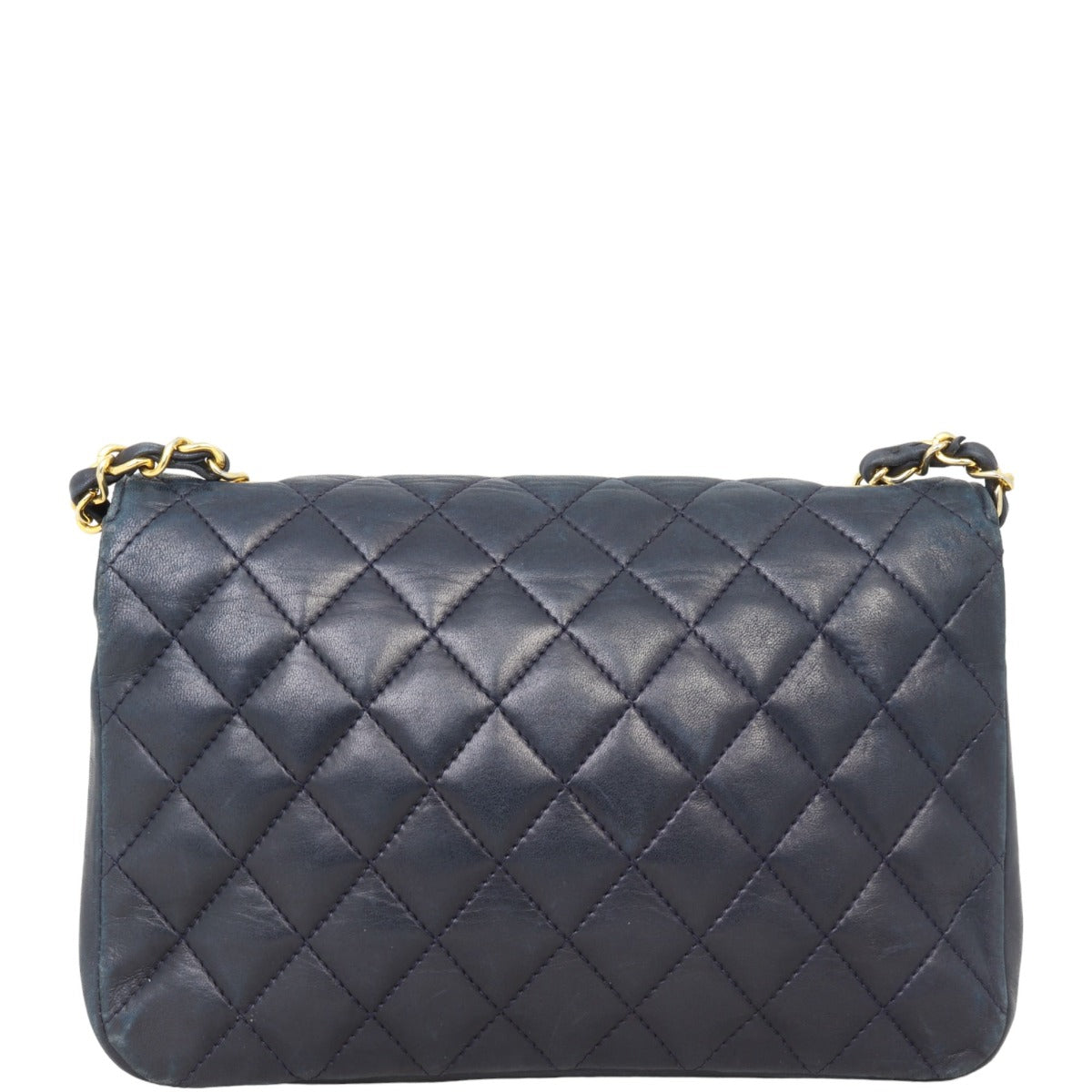 Chanel Vintage Half Moon Single Flap Bag