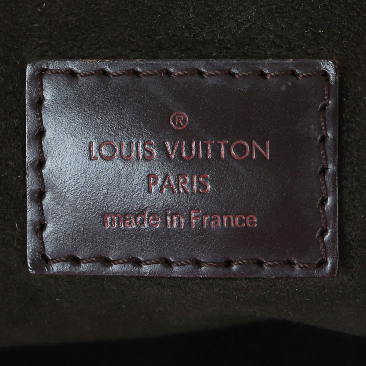 Louis Vuitton Portobello PM Damier Ebene Interior Stamp