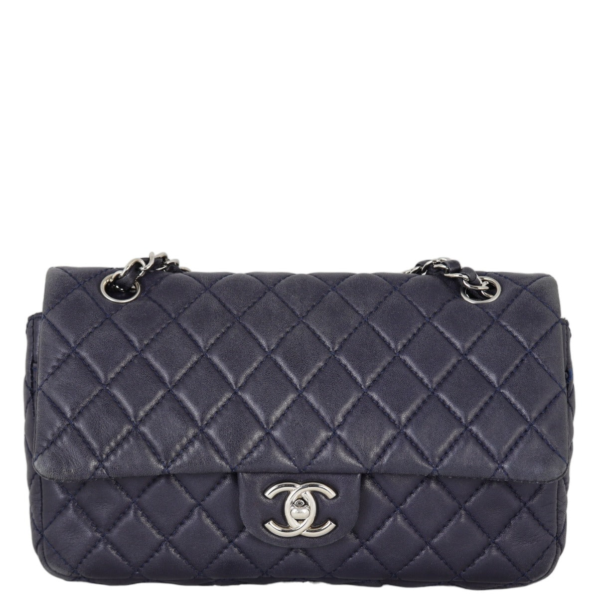 Chanel Classic Double Flap Small Lambskin | Navy
