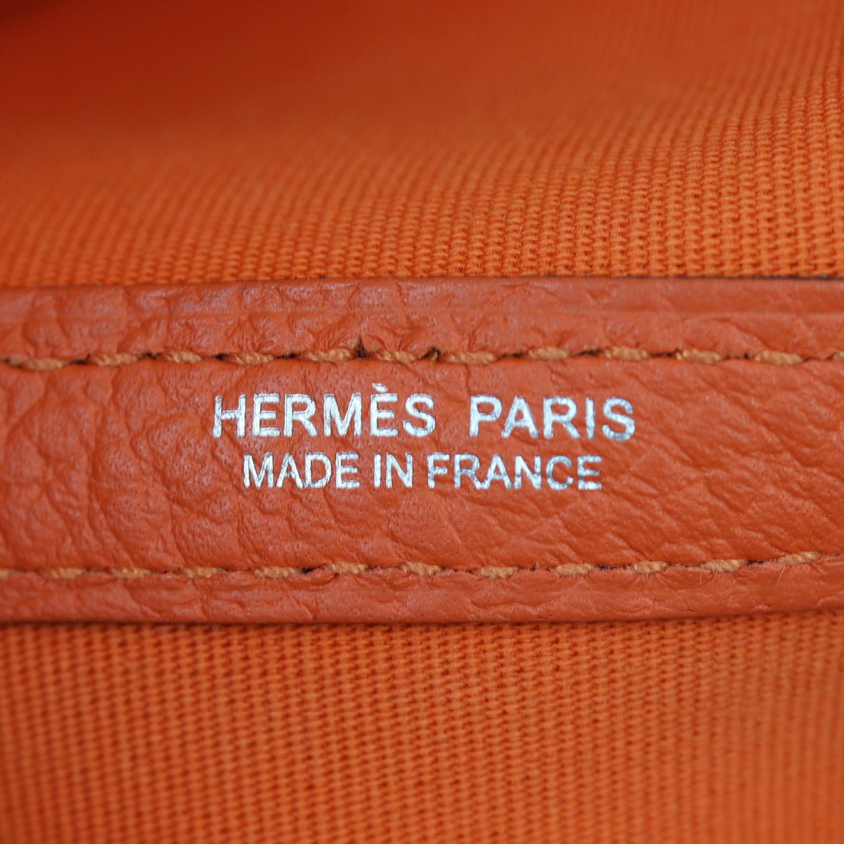 Hermes Garden Party 39 Interior Stamp