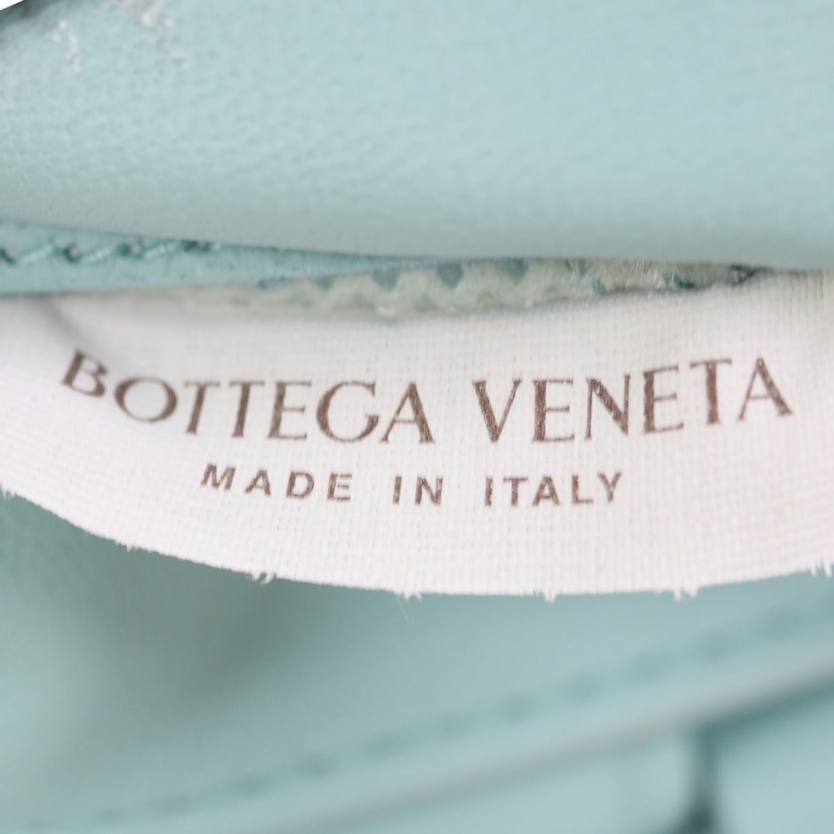 Bottega Veneta Chain Padded Cassette Bag Interior Stamp