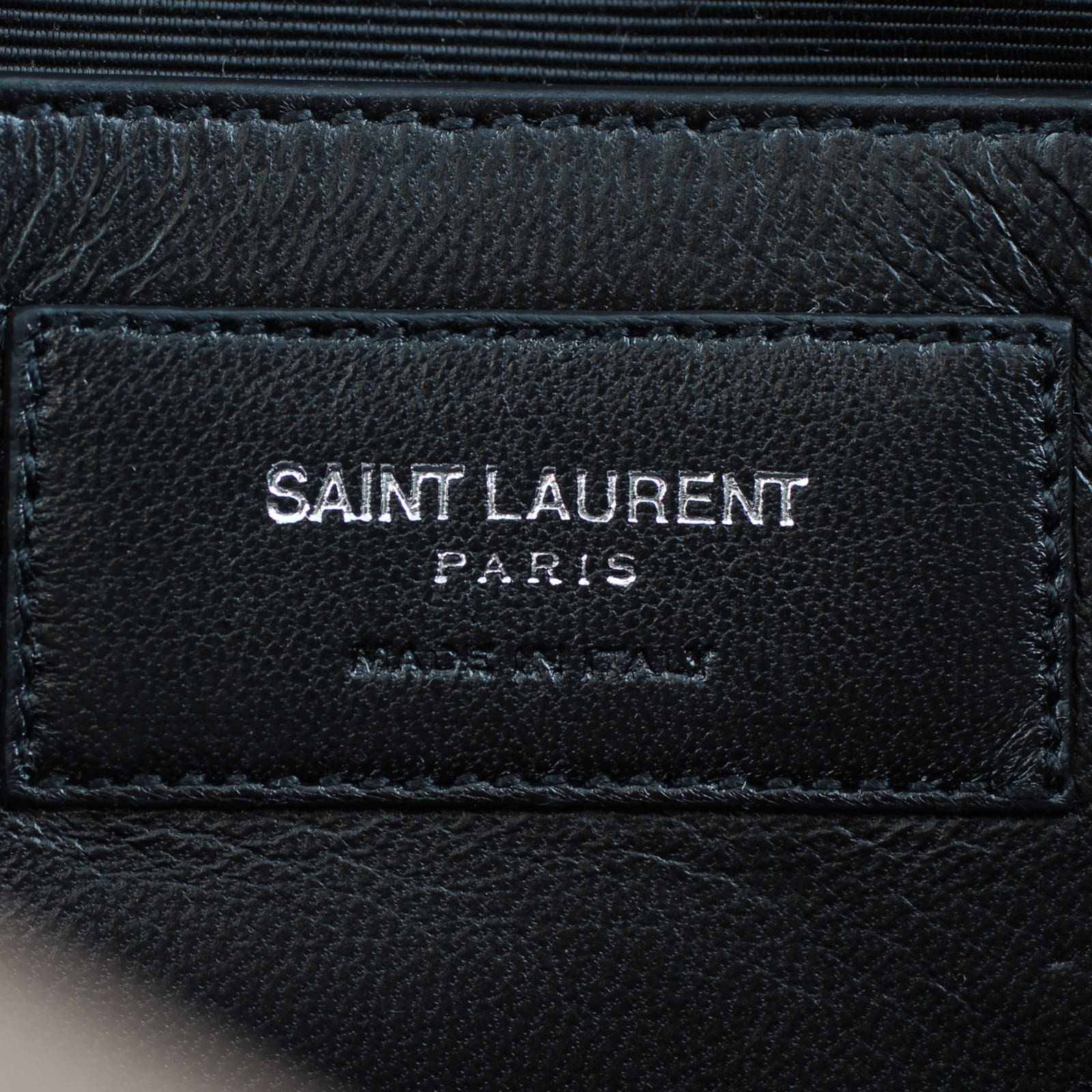 Saint Laurent Classic Monogram Kate Clutch Stamp