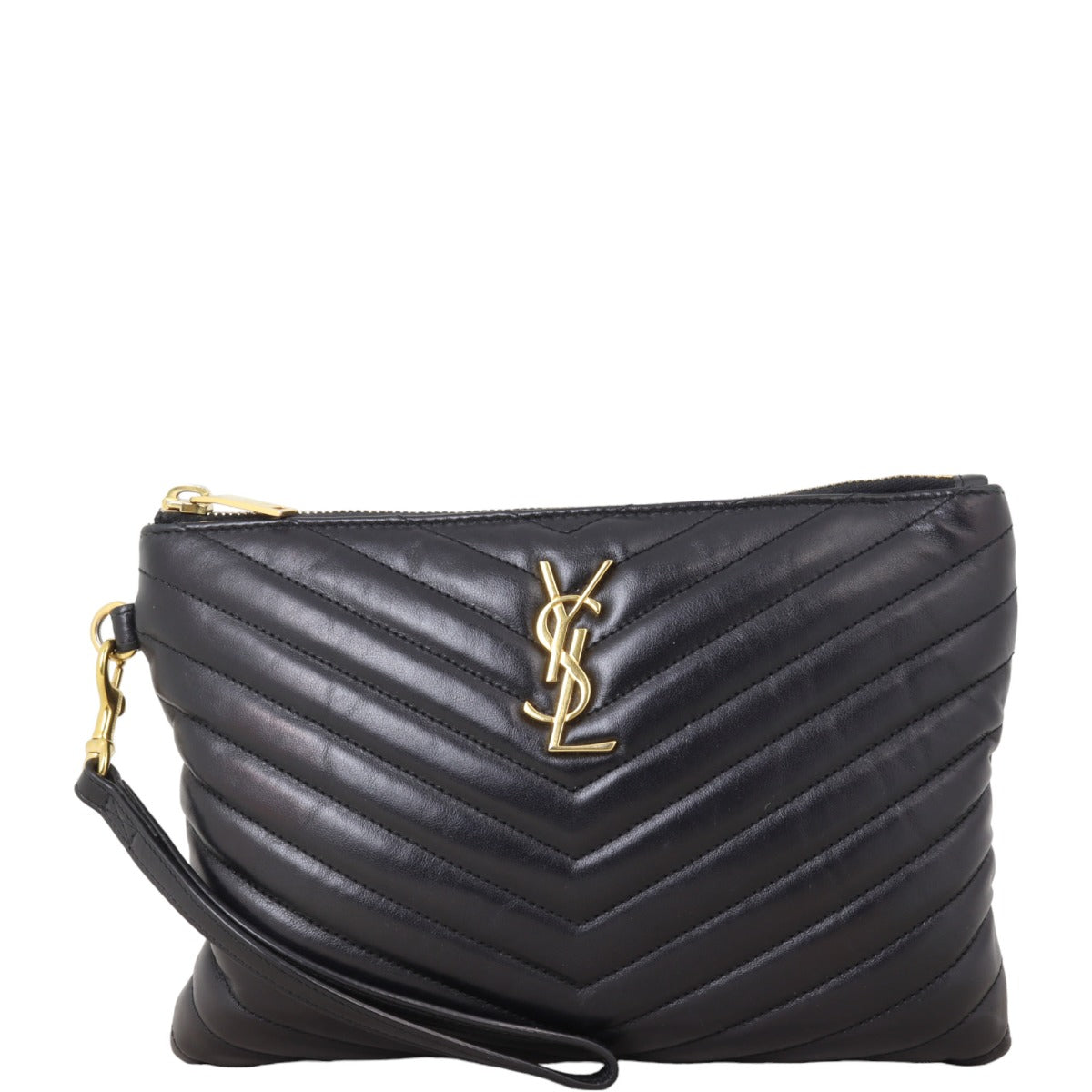 Saint Laurent Cassandre Monogram Matelasse Pouch