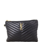 Saint Laurent Cassandre Monogram Matelasse Pouch