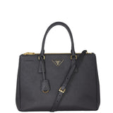 Prada Saffiano Lux Galleria Double Zip Tote Medium