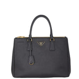 Prada Saffiano Lux Galleria Double Zip Tote Medium