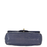 Chanel Classic Flap Mini Rectangular Bag Caviar | Navy Blue