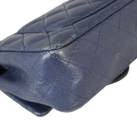 Chanel Classic Flap Mini Rectangular Bag Caviar | Navy Blue