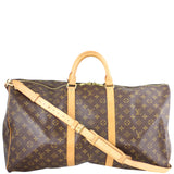 Louis Vuitton Keepall Bandouliere 55 Monogram front