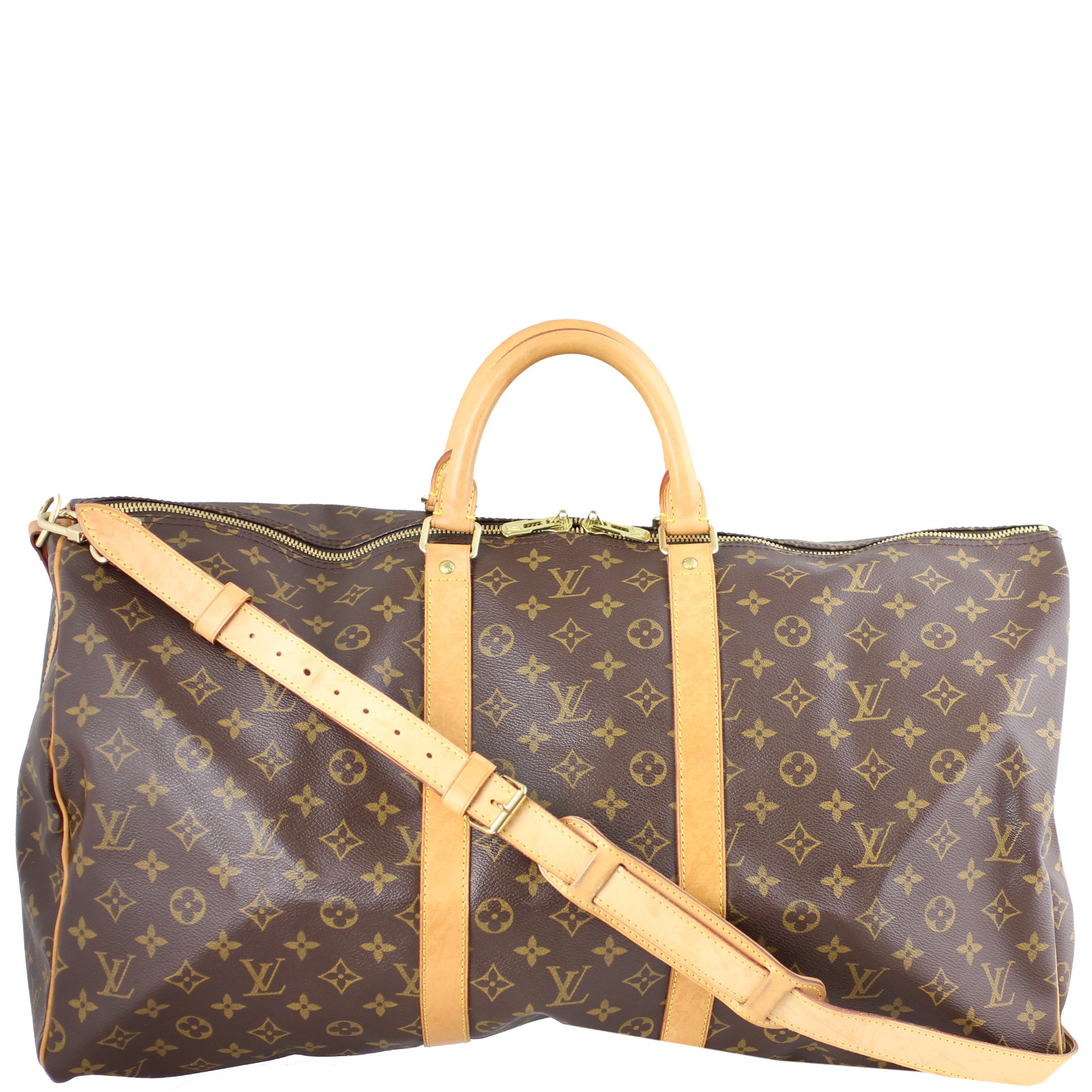 Louis Vuitton Keepall Bandouliere 55 Monogram front