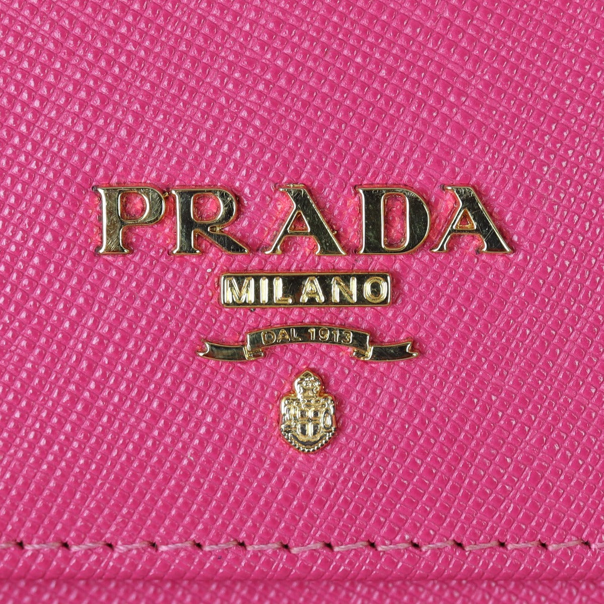 Prada Saffiano Wallet on Strap Hardware