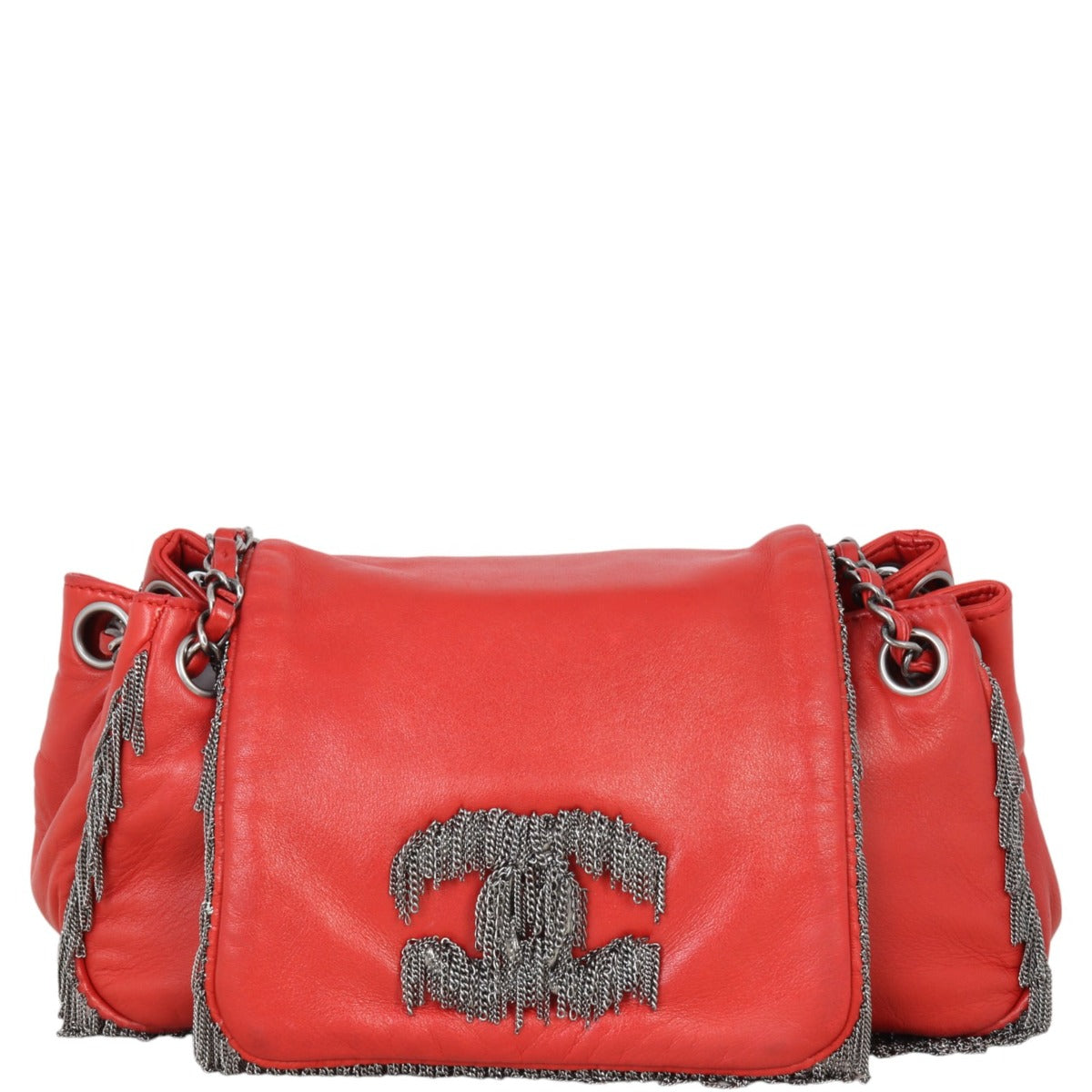 Chanel Rock & Cabaret Chain Fringe Accordion Flap Bag