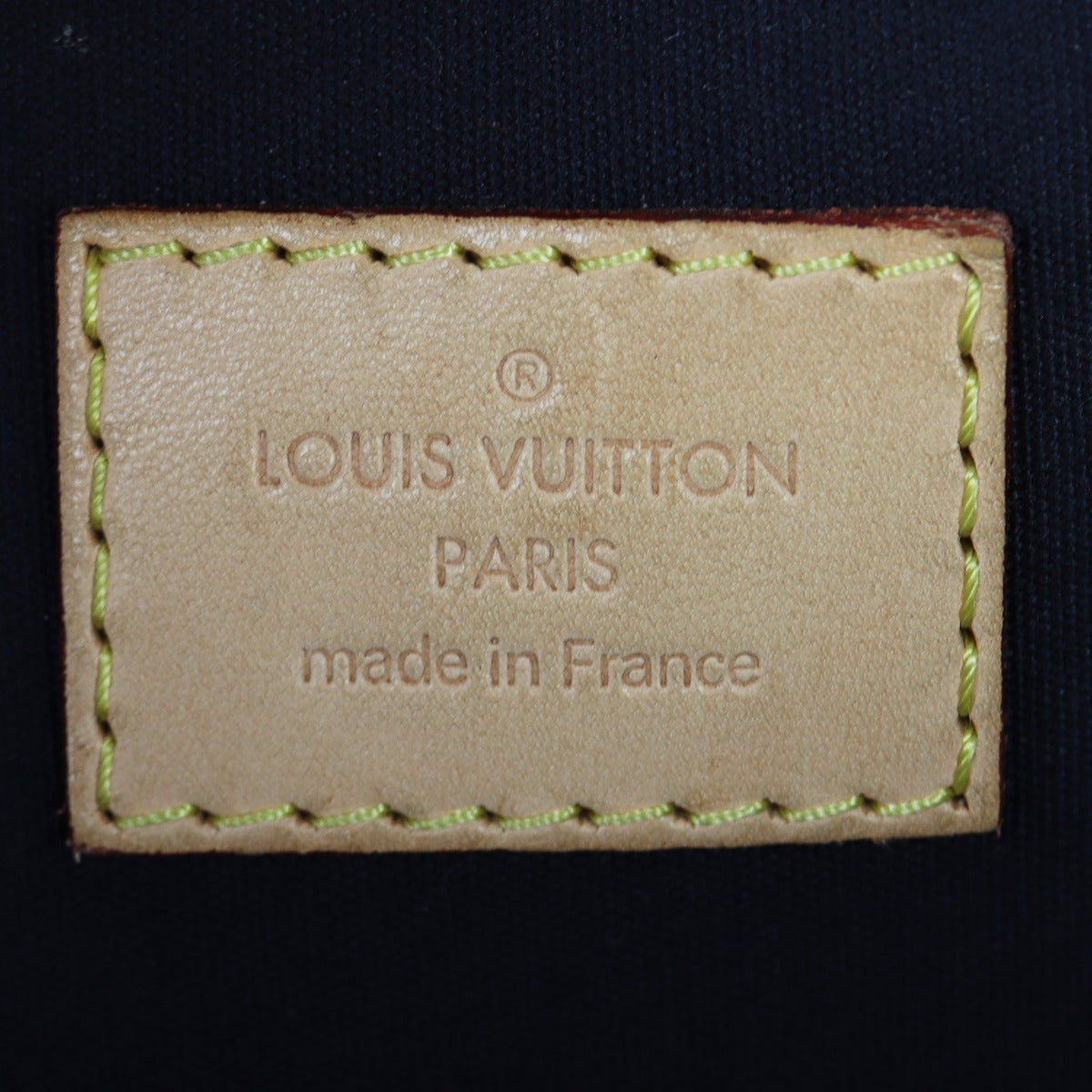 Louis Vuitton Alma PM Monogram Vernis Interior Stamp