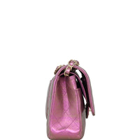 Chanel Classic Double Flap Medium | Purple Green Iridescent Lambskin