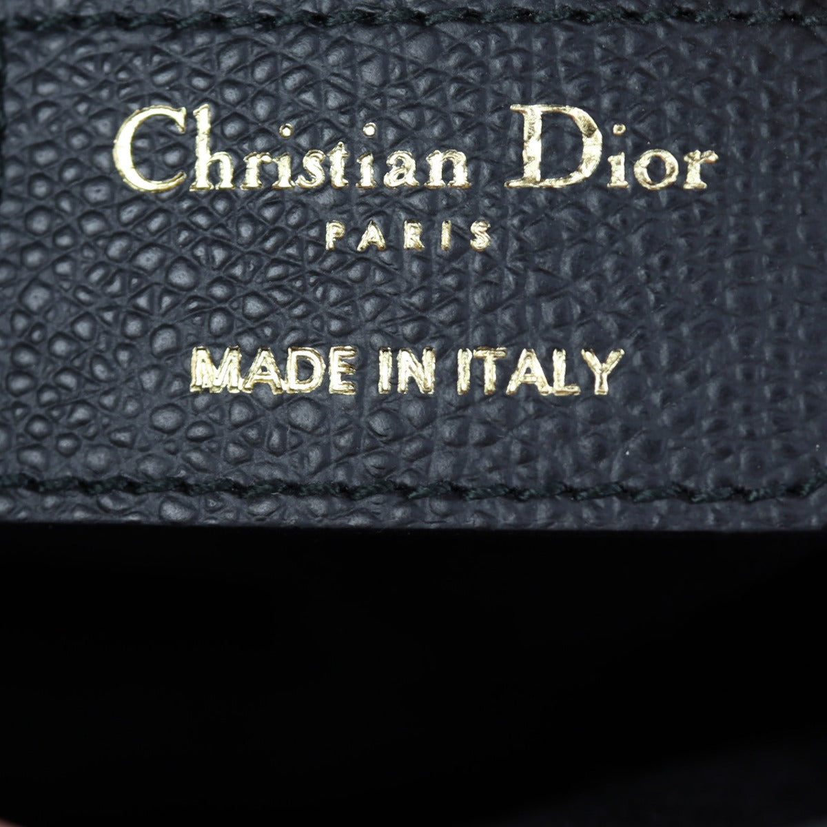 Dior Saddle Bag with Embroidered Shoulder Strap Interior Stamp