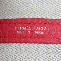 Hermes Garden Party 36 (red leather) Interior Stamp