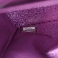 Chanel Classic Double Flap Medium | Purple Green Iridescent Lambskin