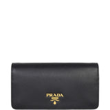 Prada Saffiano Lux Chain Wallet