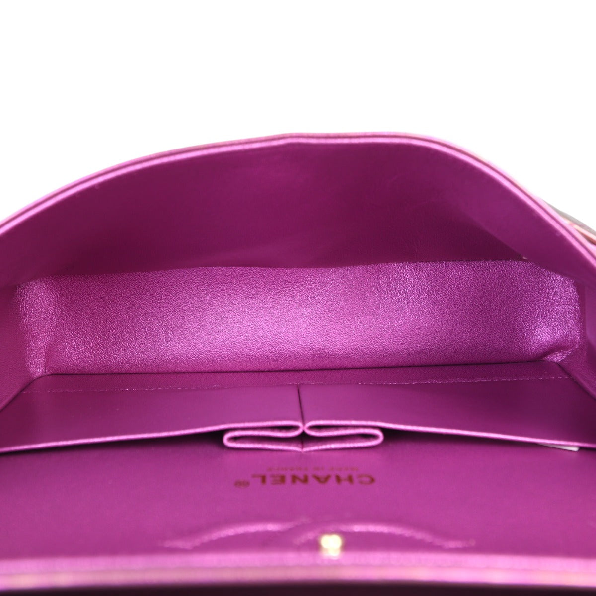 Chanel Classic Double Flap Medium | Purple Green Iridescent Lambskin