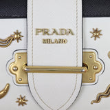 Prada Cahier Shoulder Bag Astrology Hardware