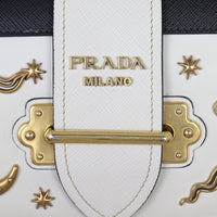 Prada Cahier Shoulder Bag Astrology Hardware