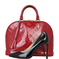 Louis Vuitton Alma PM Monogram Vernis | Raspberry