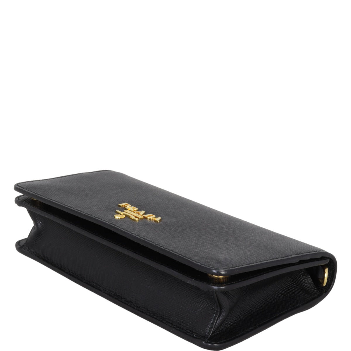 Prada Saffiano Lux Chain Wallet