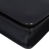 Prada Saffiano Lux Chain Wallet