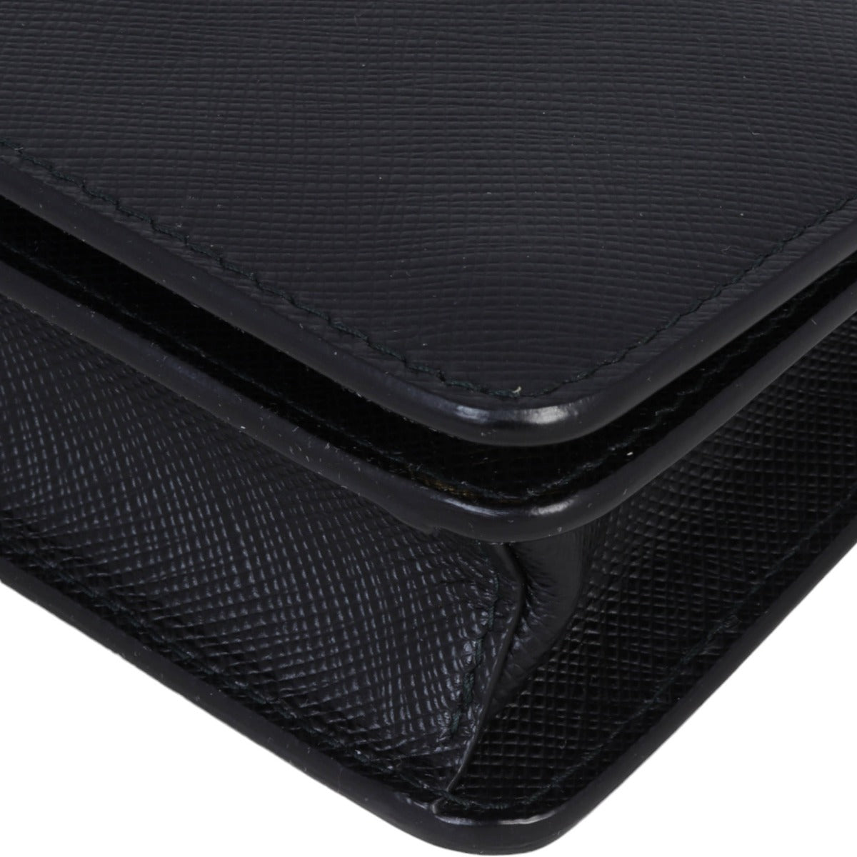 Prada Saffiano Lux Chain Wallet