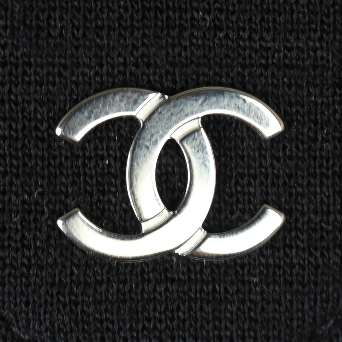 Chanel Fabric Tote with Chain Pouch Logo