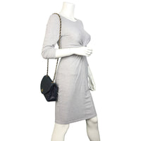 Chanel Vintage Half Moon Single Flap Bag