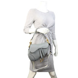 Dior Saddle Bag with Embroidered Strap